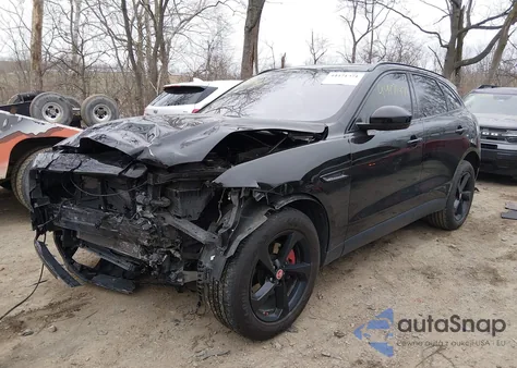 2018 Jaguar F-Pace 25T Premium z USA, uszkodzony, nr VIN SADCJ2FX9JA321948